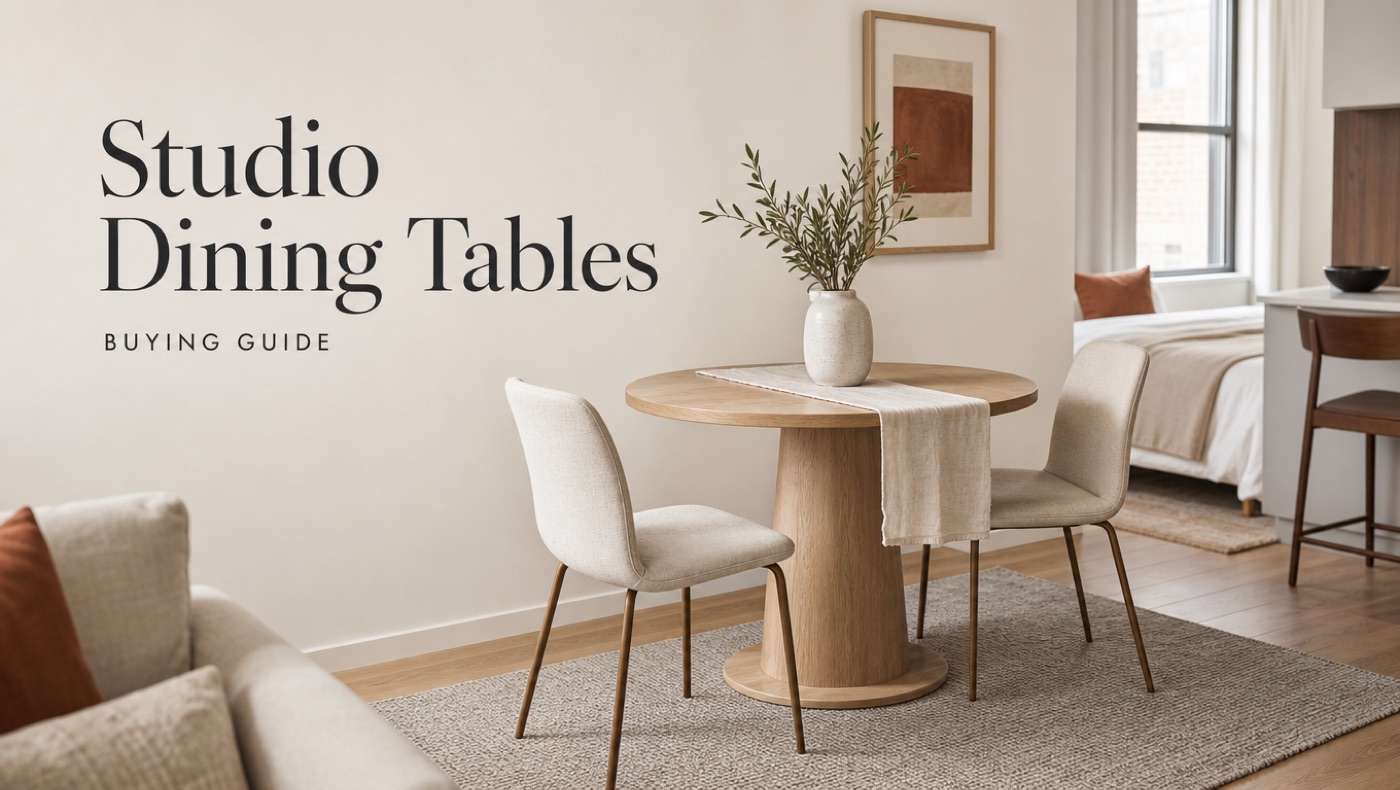 POVISON small round dining table for a studio apartment