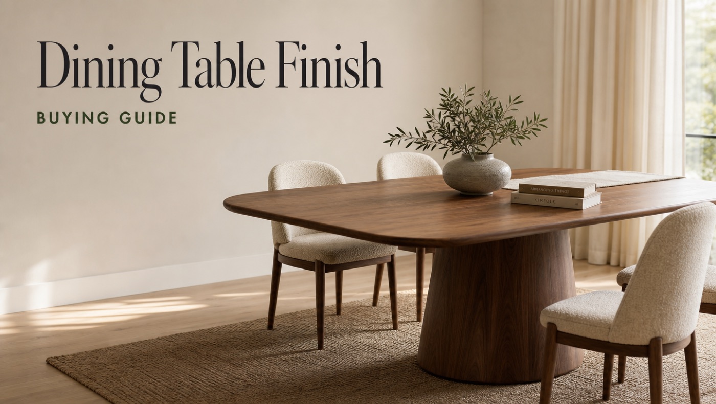 POVISON modern dining table with clean sintered stone or wood finish