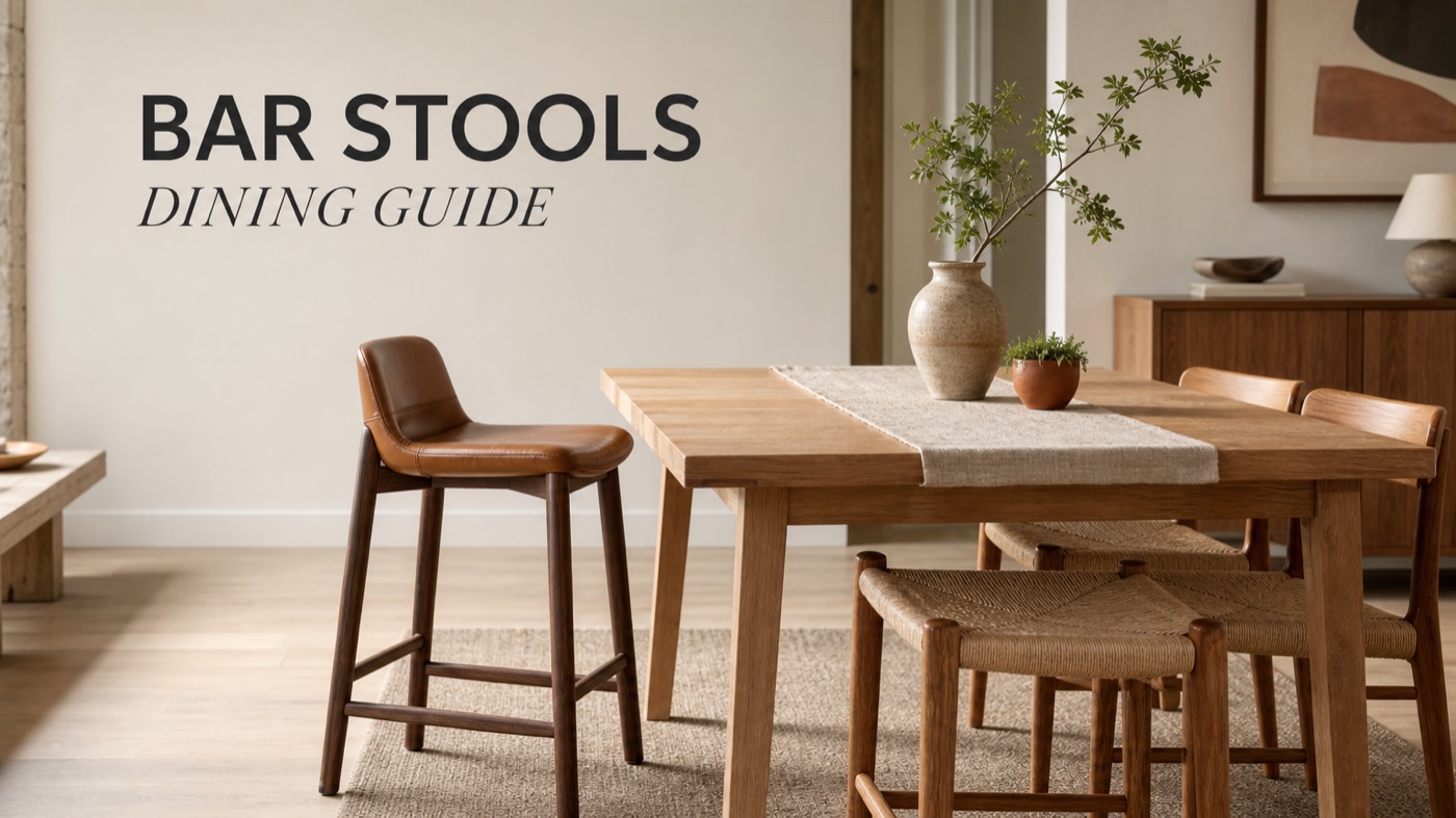 POVISON dining chairs used with a standard-height dining table instead of bar stools