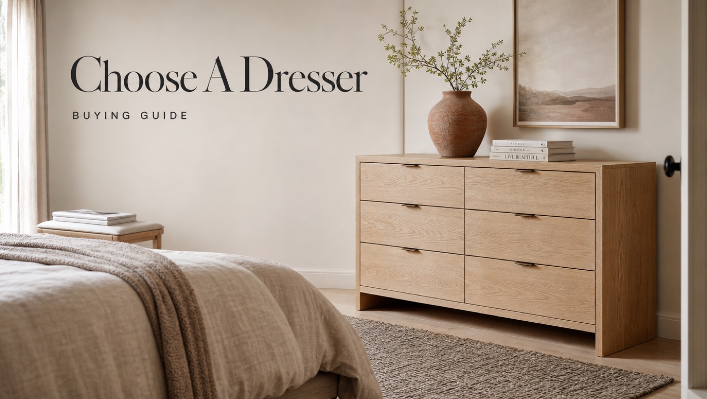 POVISON bedroom dresser sized to fit wall space and drawer clearance