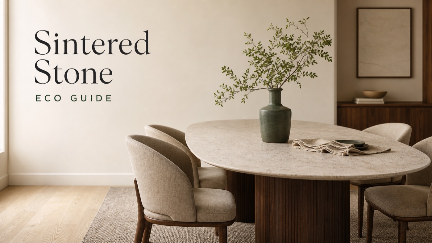 POVISON sintered stone table as a durable material choice