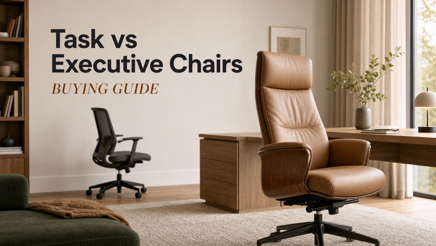POVISON task chair and executive chair comparison for home office