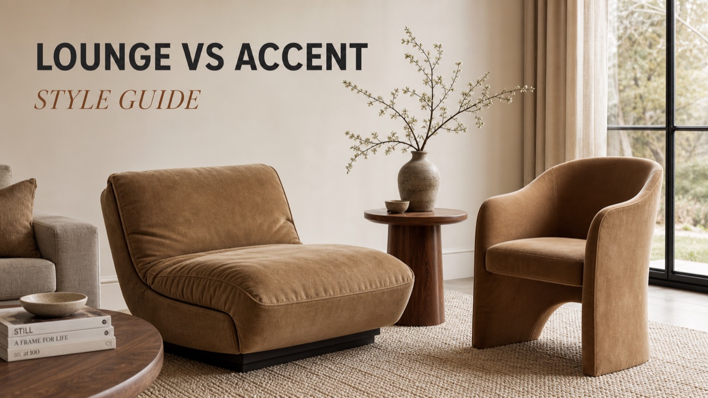 POVISON lounge chair and accent chair comparison for living room seating