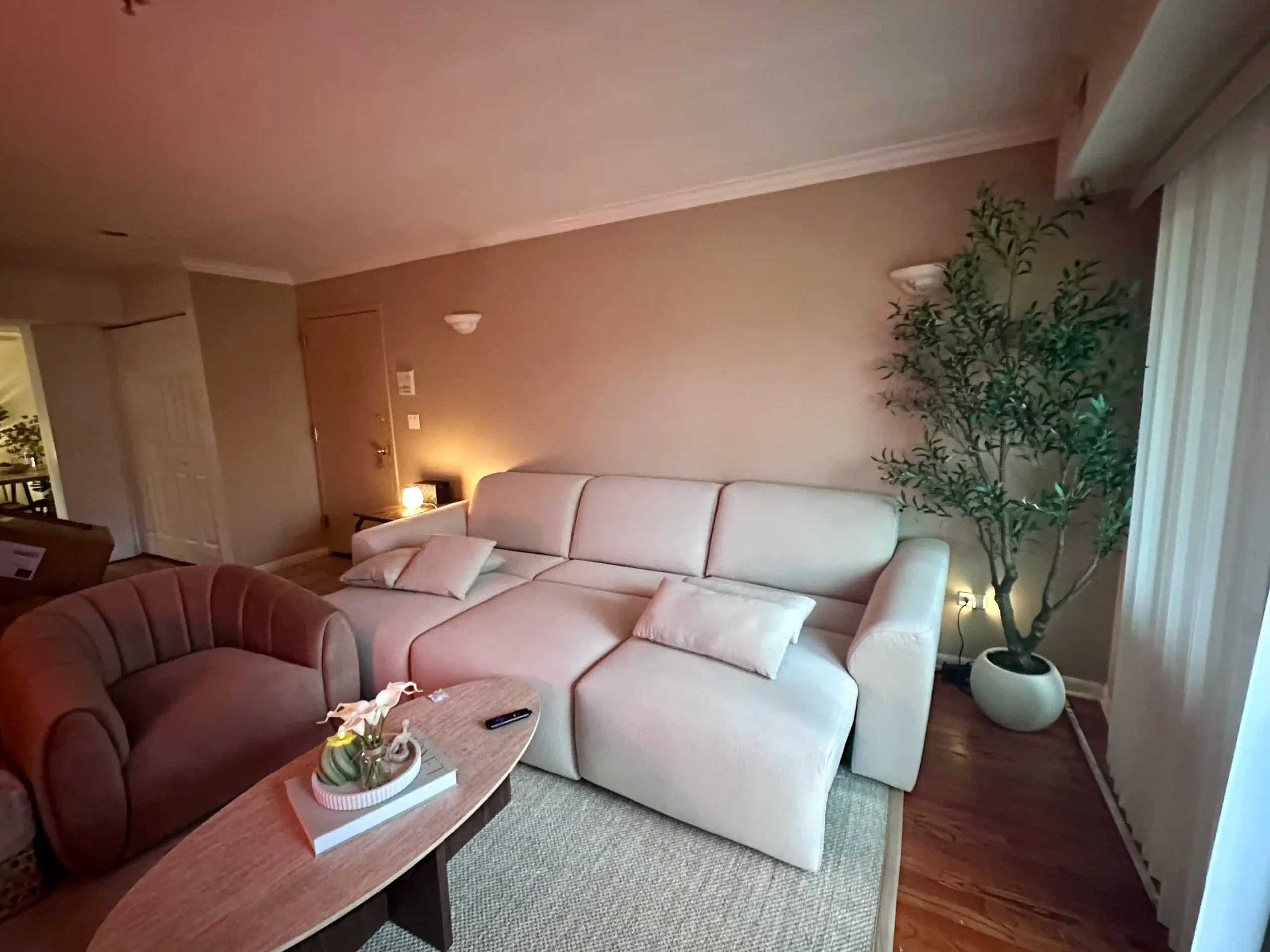 aurora sofa in modern home- from customer review
